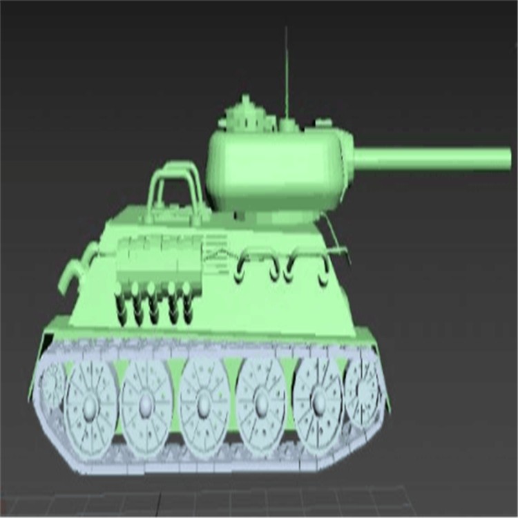 阿克塞充气军用坦克模型